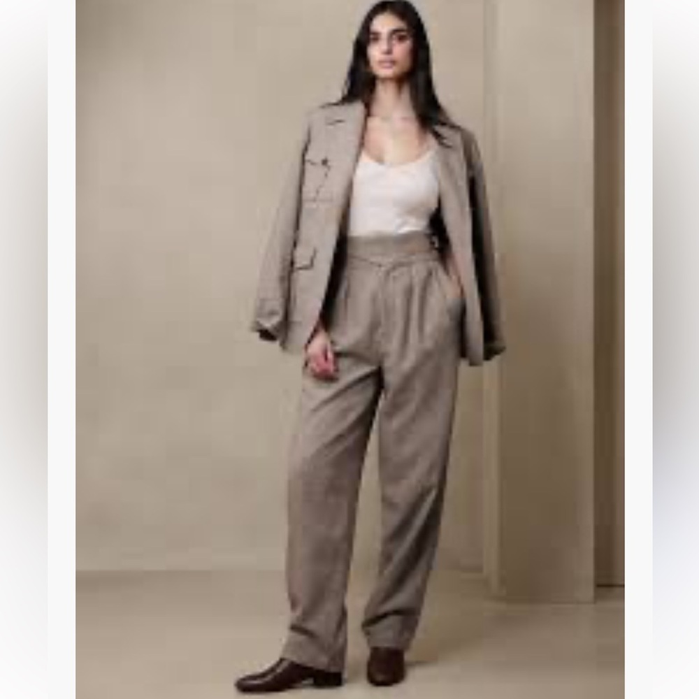 NWT Banana Republic Herringbone Seafarer Pant